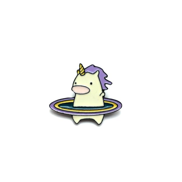 Broşă pin unicorn-0
